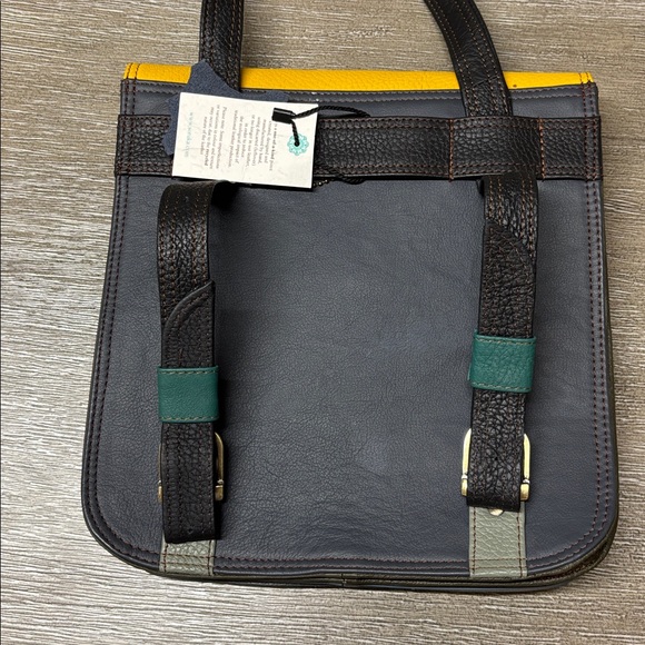 Colorful Leather Women's Bag - Picture 2 of 5